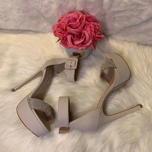 Steve Madden Sultry W/Rhinestones Strap Heels - Picture 11 of 16